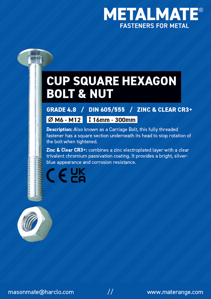 Metalmate Cup Square Bolt A3 Poster Metalmate Cup Square Bolt A3 Poster