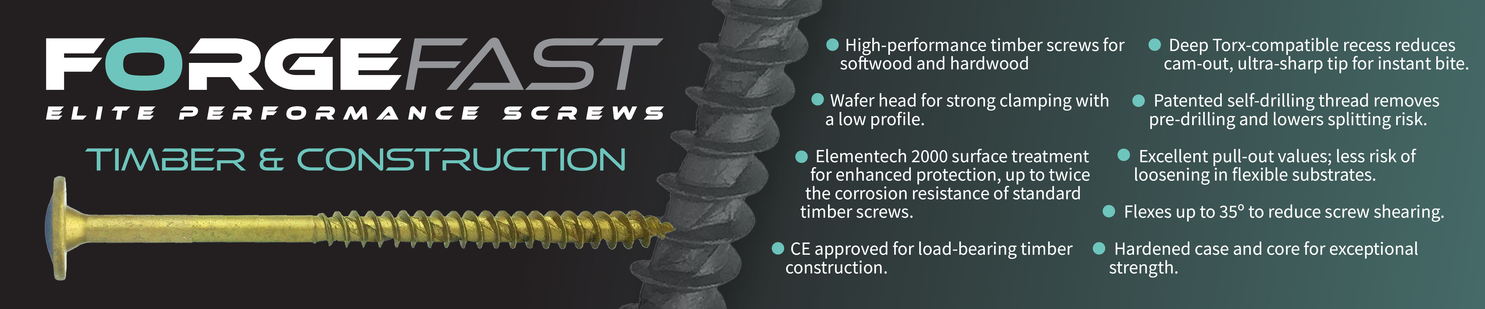 ForgeFast Timber & Construction Wafer Banner