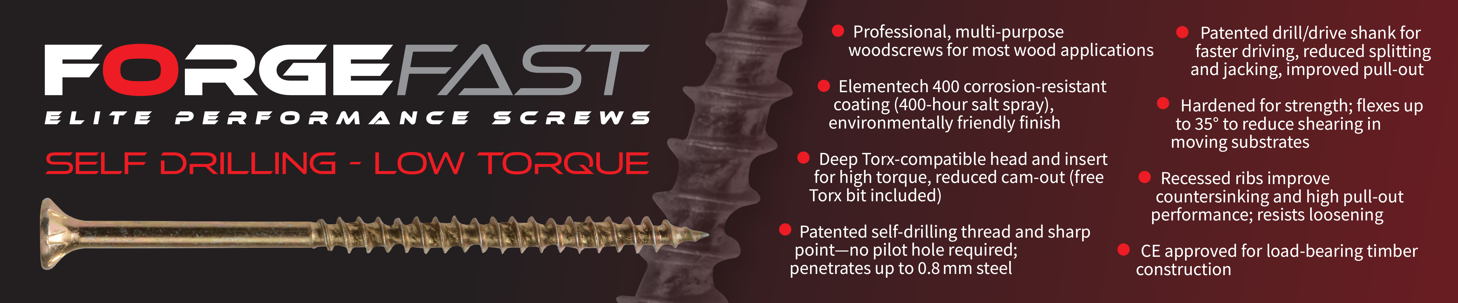 Forgeast Torx Woodscrew