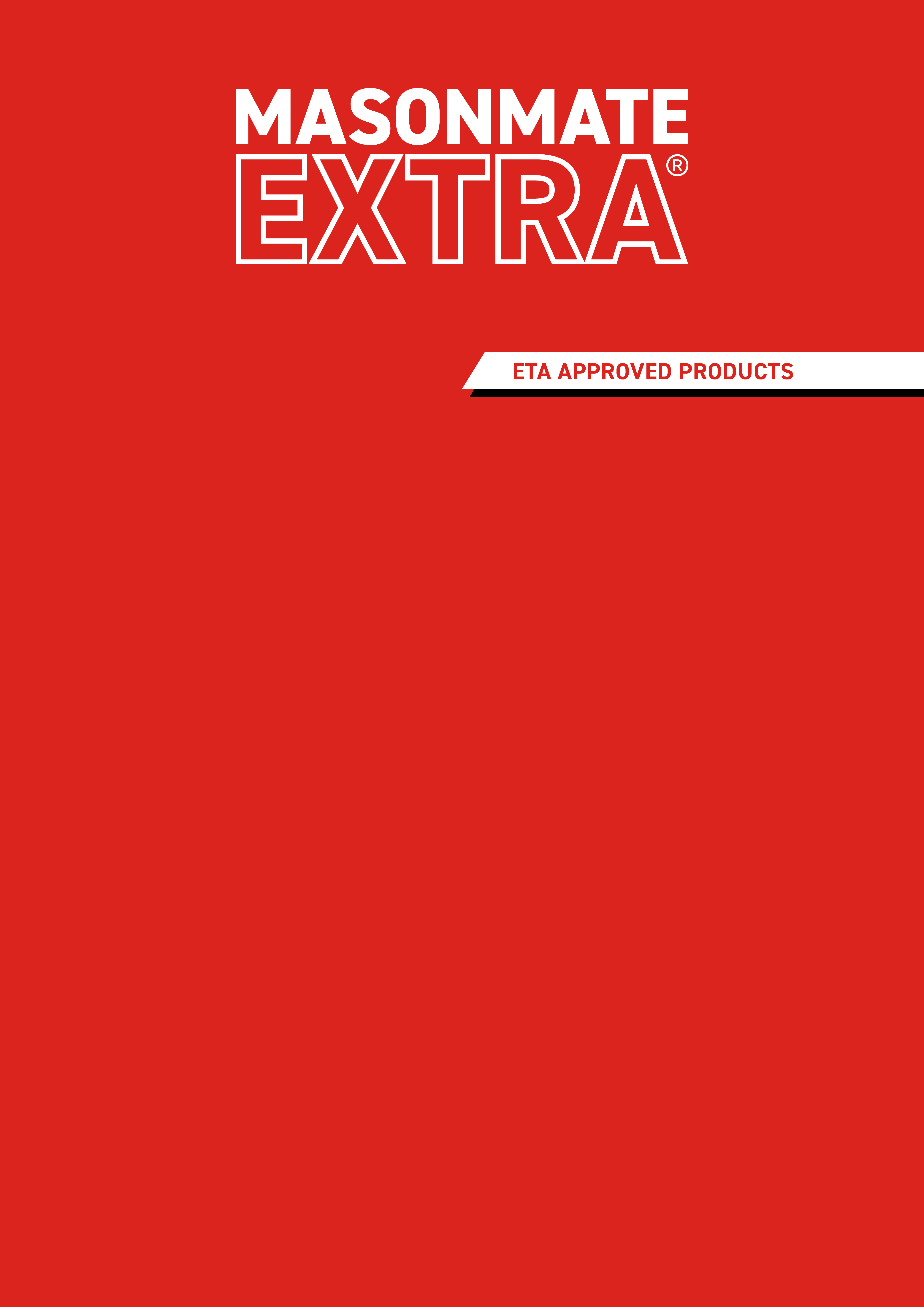 Masonmate Extra Catalogue