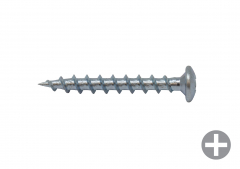 TechFast Window Screws - Shallow Pan Head - Gimlet