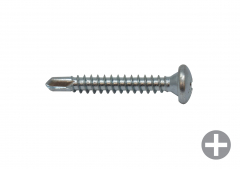 TechFast Window Screws - Shallow Pan Head - Self-drilling