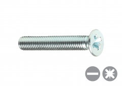 Machine Screws - Countersunk - Zinc Plated