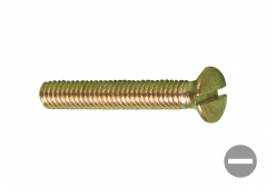 Machine Screws - Countersunk - Brass