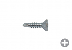 Ribbed Countersunk - Self-drilling
