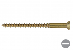 Woodscrews - Solid Brass - Countersunk