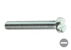 Machine Screws - Cheese Head - Zinc Plated