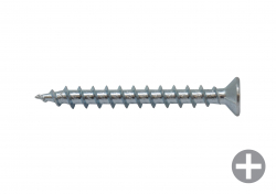 Ribbed Countersunk - Gimlet