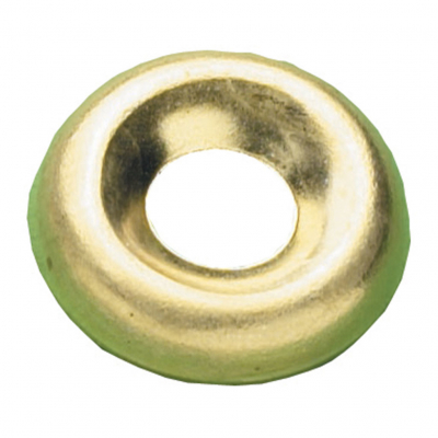 TimberMate Screw Cup Brass 12G Surface Pattern Bx 100