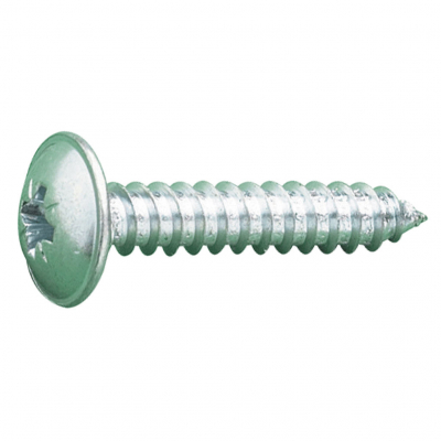 MetalMate Self Tap BZP 4.2x16 AB PZ Flange Hd Bx 1000