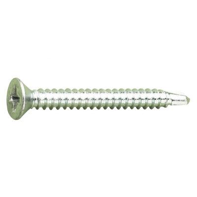 Screw Self Tap S/D BZP 4.2x32 PH Csk Hd DIN7504P Bx 1000