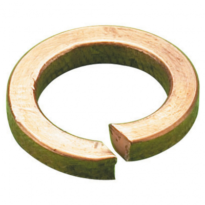 MetalMate Washer Ph.Bronze 4mm Spring Sqr. Bx 1000