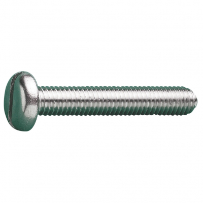 MetalMate Machine Screw M6x20 A2 Slot Pan Hd DIN85 Bx 100