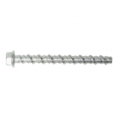Serbolt Concrete Bolt M6x50 BZP Hex Flange Hd Bx 100