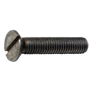 MetalMate Screw BZP M5x75 Slot Csk Hd DIN963 Bx 100