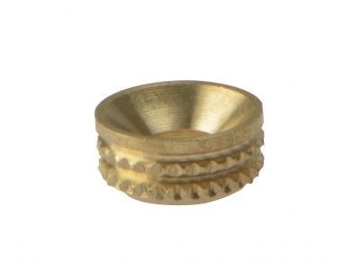 Screw Cup Socket No.8's  Brass 100 Per Bag              (D26)