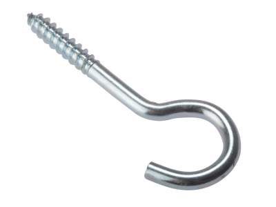 Screw Hook ZP            80x12 10 Per Bag               (D26)