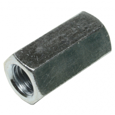 MetalMate Connect Nut BZP M10 Class 6 30mm DIN6334 Bx 50