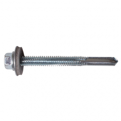 Self Drill Screw Heavy 5.5x65 16mm Washer DIN7504K Bx 100