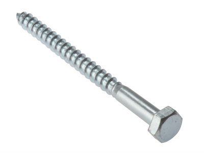 Coach Screw ZP         M12x200 5 Per Bag                (D30)