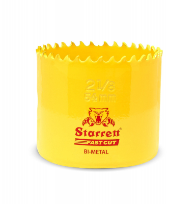 Starrett Holesaw Fast Cut Each - 54mm - 2 1/8" FCH218
