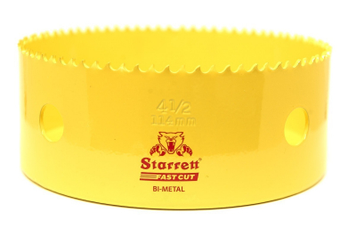 Starrett Holesaw Fast Cut Each - 114mm - 4 1/2Inch FCH0412