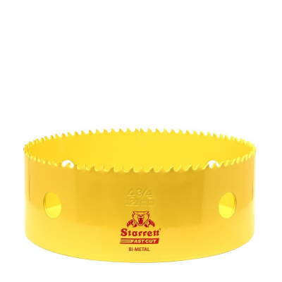 Starrett Holesaw Fast Cut Each - 121mm - 4 3/4Inch FCH0434