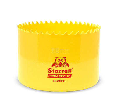 Starrett Holesaw Fast Cut Each - 68mm - 2 11/16" FCH068M
