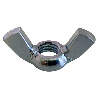 MetalMate Wing Nut BZP M8 MS C/F Bx 2000
