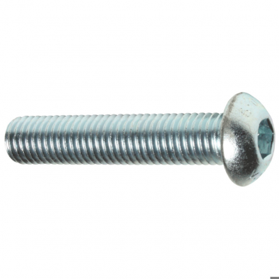 MetalMate SKT Screw BZP M6x10 Gr10.9 Dm Hd ISO7380-1 Bx 500