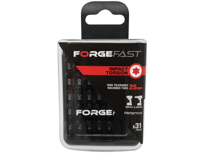 ForgeFast Impact Bit Set BP 31 piece Torx 25mm