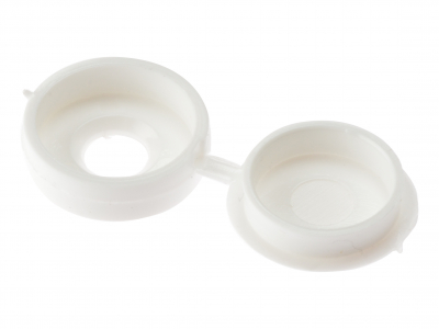ForgePack Hinged Cover Cap 20 per pack No.6-8's White (S)
