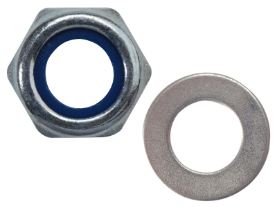 ForgePack Nyloc Nut & Washer 4 per pack              M12 ZP