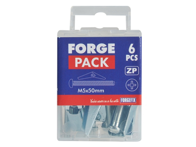 ForgePack Spring Toggle 8 per pack     Zinc    M3x50mm
