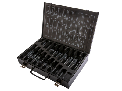 HSS-R Drill Set Metal DIN338 Each Roll Forged 170-piece
