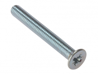 MetalMate Machine Screw M6x30 BZP PZ Csk Hd DIN965 Bx 25