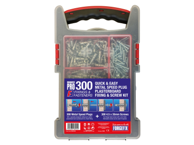 O/Pro Speedplug P/board Fixing 300 ZP screws + 300 Zinc Plugs