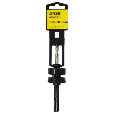 Spectre Holesaw Arbor SDS Each 14-30mm SDS Shank