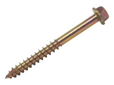 Spectre Coach Screw M10x130 Box 50 Yellow Zinc