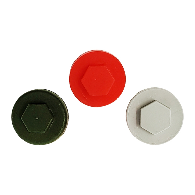 TechFast Cover Cap 19mm Box 100         Goosewing Grey