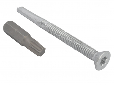 TechFast Roof Screw Winged Csk Per 100 TimberSteel H/D 5.5x60
