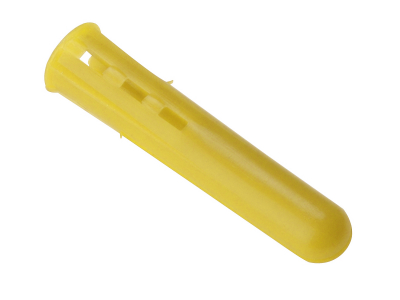 Expansion Wall Plug Yellow 4-6 Box 100