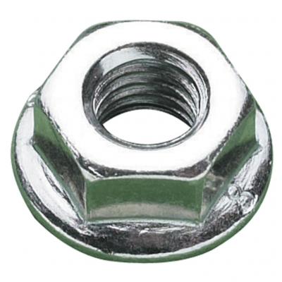 MetalMate Flange Nut BZP M5 Class 8 Plain DIN6923 Bx 500