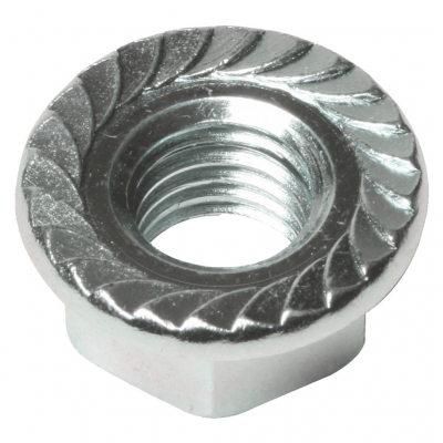 MetalMate Flange Nut BZP M5 Class 8 Ser. DIN6923 Bx 500