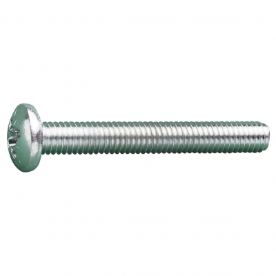 MetalMate Screw BZP M3.5x20 PZ Pan Hd DIN7985 Bx 1000