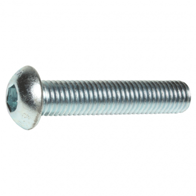 MetalMate SKT Screw BZP M6x50 Gr10.9 Dome Hd ISO7390 Bx 200