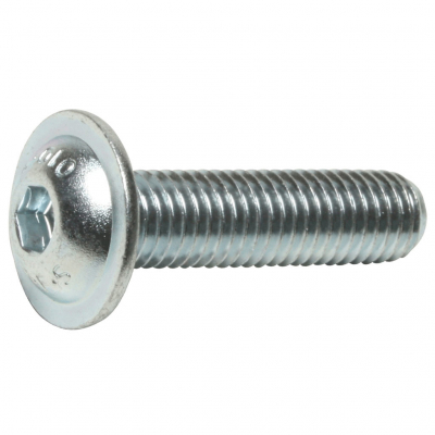 MetalMate SKT Screw BZP M10x25 Gr10.9 Fl/Dm Hd ISO73802 Bx 200
