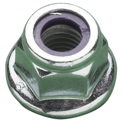 MetalMate Insert Nut M12 BZP Class 8 Flanged DIN6926 Bx 100